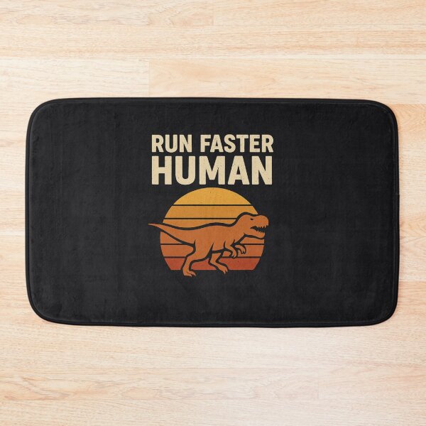 Item preview, Run Faster Human – Funny Bird Chasing Human Animal Humor Cartoon Design designed and sold by johnExpress02.