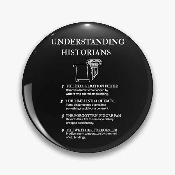 Item preview, History Lover Humor Graphic Tee - Black designed and sold by PsyFlow35.