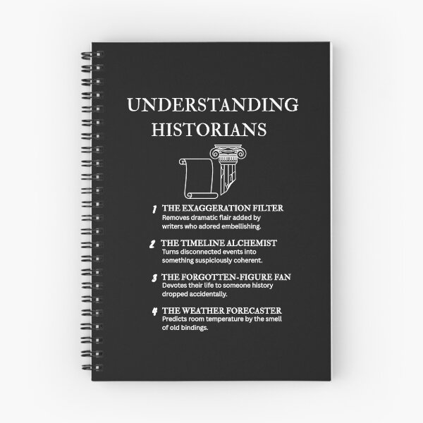Item preview, History Lover Humor Graphic Tee - Black designed and sold by PsyFlow35.