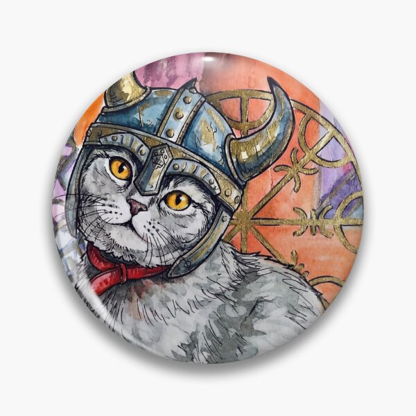 Item preview, Floki The Viking Cat designed and sold by WylandForYou.