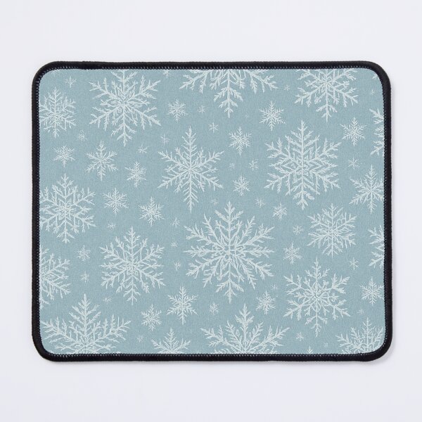 Item preview, Elegant Winter Snowflake Pattern, Pastel Blue, Scandinavian, Soothing designed and sold by Lyvion design.