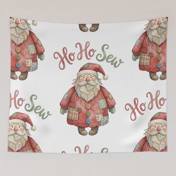 Item preview, Patchwork Santa - Cute Patchwork Christmas designed and sold by bapupa.