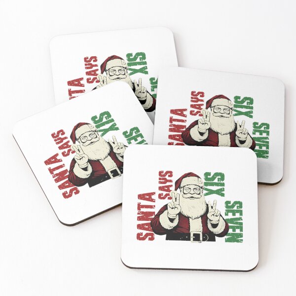 Item preview, Retro Santa Says Holiday Happy Claus Six Seven Bruh Santa designed and sold by ChadnoSmith.