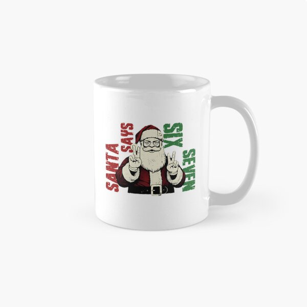 Item preview, Retro Santa Says Holiday Happy Claus Six Seven Bruh Santa designed and sold by ChadnoSmith.