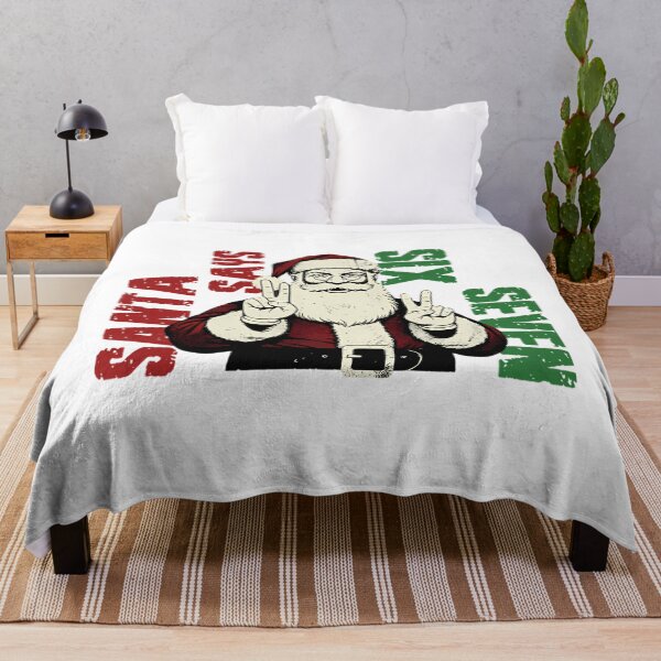 Item preview, Retro Santa Says Holiday Happy Claus Six Seven Bruh Santa designed and sold by ChadnoSmith.