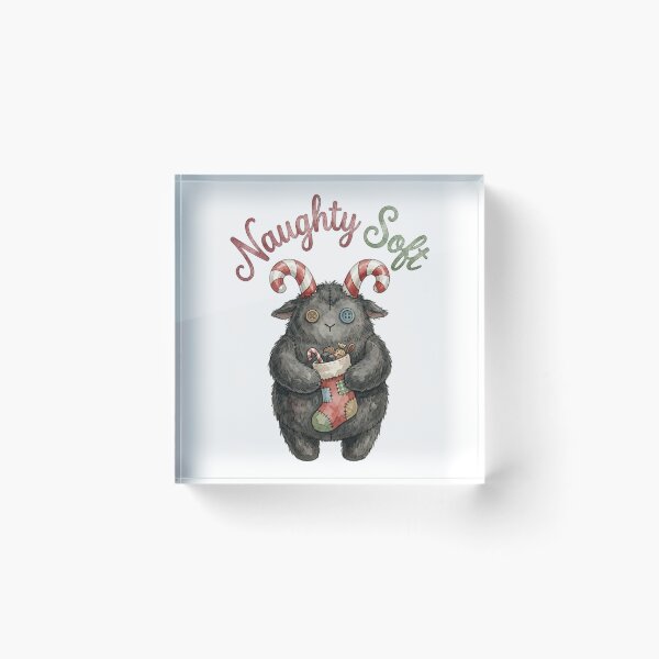 Item preview, Button-Bat Krampus - Cute Patchwork Christmas designed and sold by bapupa.