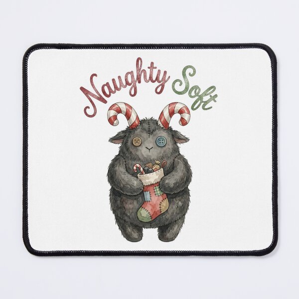 Item preview, Button-Bat Krampus - Cute Patchwork Christmas designed and sold by bapupa.