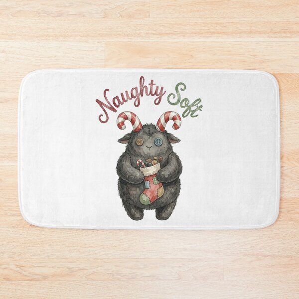 Item preview, Button-Bat Krampus - Cute Patchwork Christmas designed and sold by bapupa.
