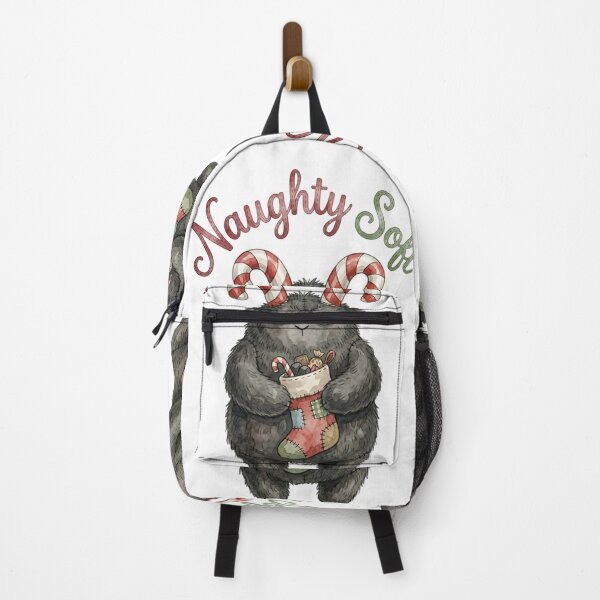 Item preview, Button-Bat Krampus - Cute Patchwork Christmas designed and sold by bapupa.