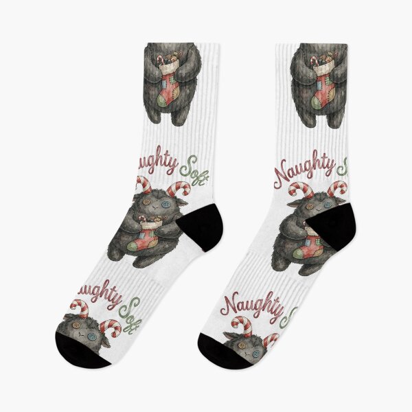 Item preview, Button-Bat Krampus - Cute Patchwork Christmas designed and sold by bapupa.