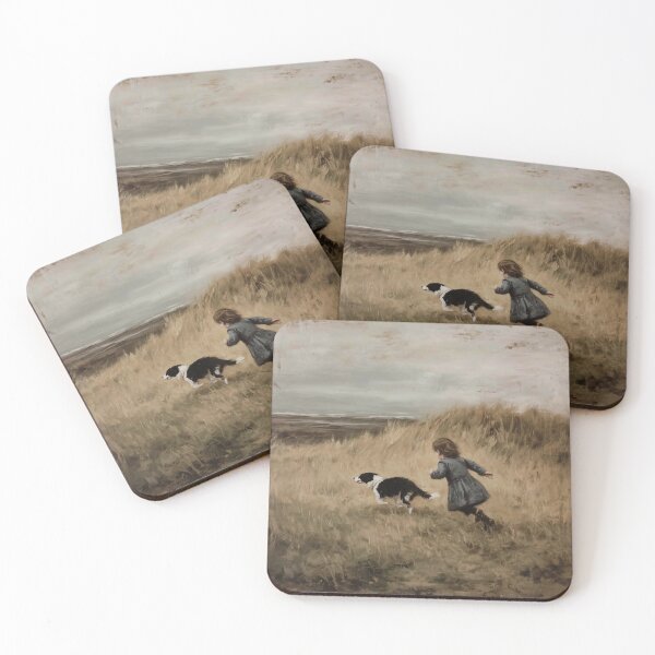 Item preview, Child and Dog in a Meadow designed and sold by lautir.
