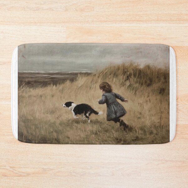 Item preview, Child and Dog in a Meadow designed and sold by lautir.