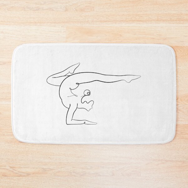 Item preview, Aesthetic Scorpion Pose – Vrschikasana – One Line Drawing designed and sold by altandesign.