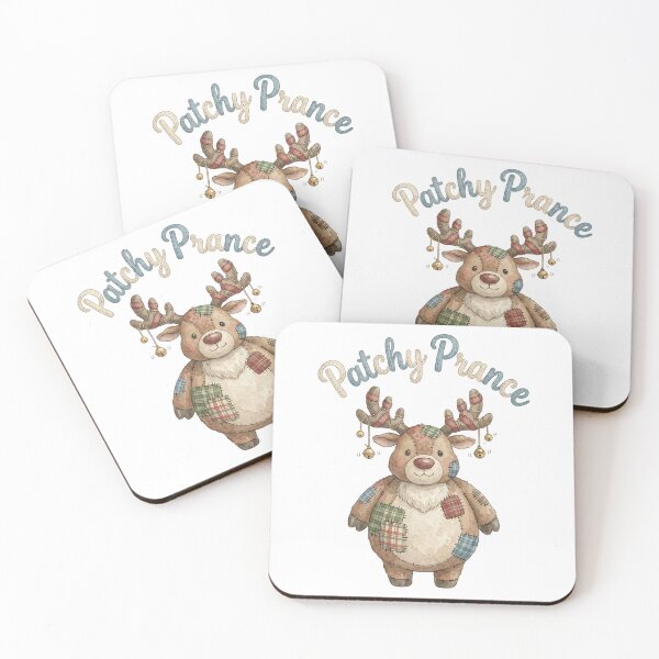 Item preview, Quilted Reindeer - Cute Patchwork Christmas designed and sold by bapupa.