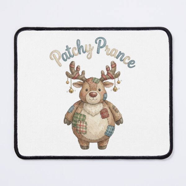 Item preview, Quilted Reindeer - Cute Patchwork Christmas designed and sold by bapupa.