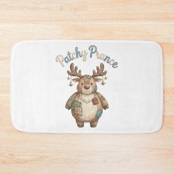 Item preview, Quilted Reindeer - Cute Patchwork Christmas designed and sold by bapupa.