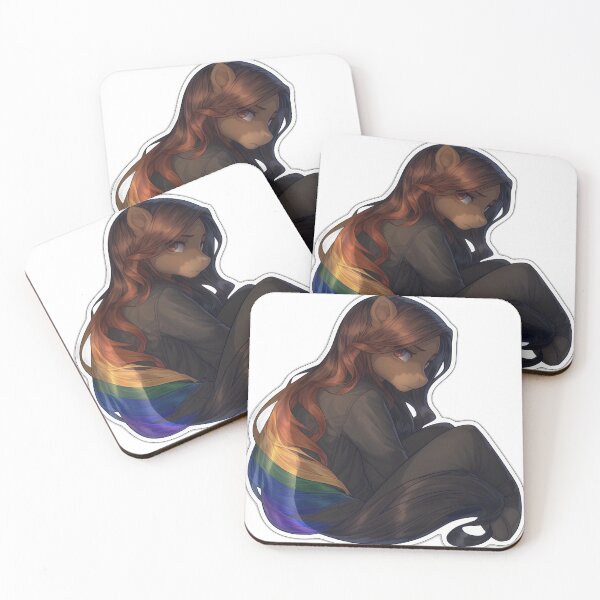 Item preview, Sad Rainbow Mane Pony Girl designed and sold by DigitalArtKiosk.