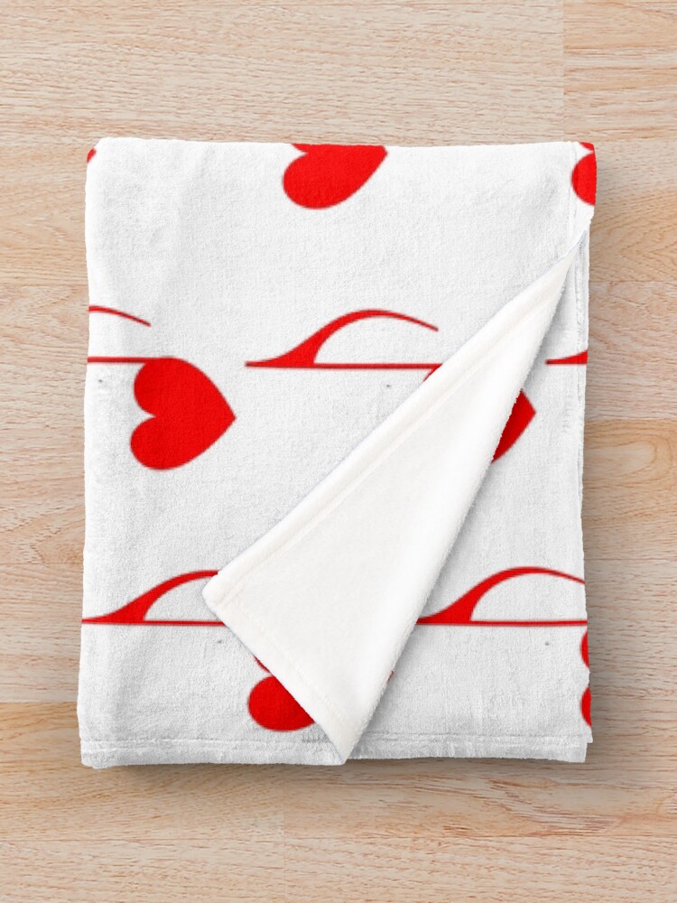 Thumbnail 3 of 6, Throw Blanket, Heart Music Note designed and sold by RubyCollection.