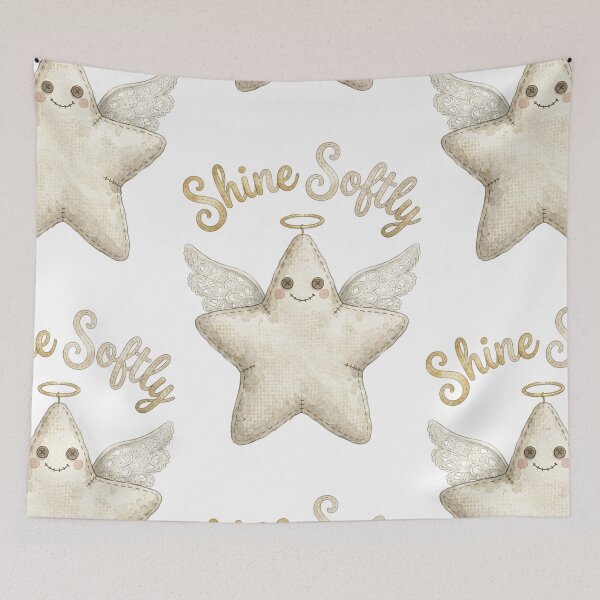 Item preview, Rag-Star Angel - Cute Patchwork Christmas designed and sold by bapupa.