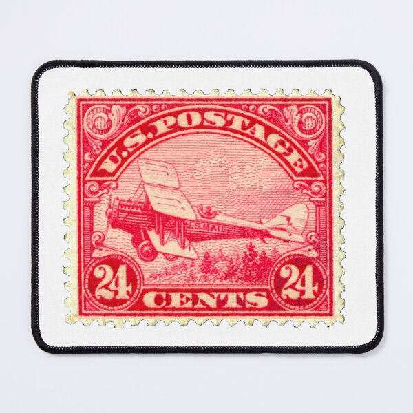 Item preview, Vintage US Airmail Red Issue Postage Stamp designed and sold by red-amber65.