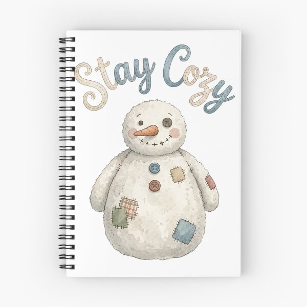 Item preview, Button-Nose Snowman - Cute Patchwork Christmas designed and sold by bapupa.