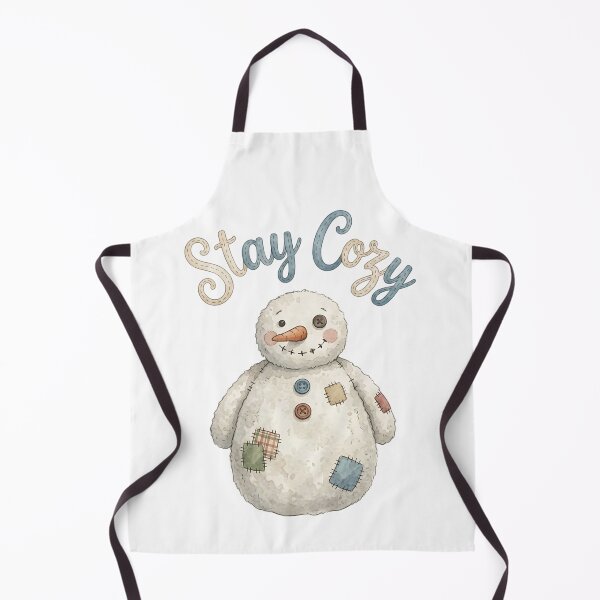 Item preview, Button-Nose Snowman - Cute Patchwork Christmas designed and sold by bapupa.