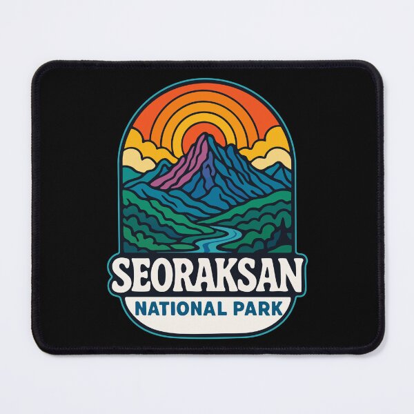 Item preview, Seoraksan National Park Korea Retro Trippy Travel designed and sold by TomFrontierArt.