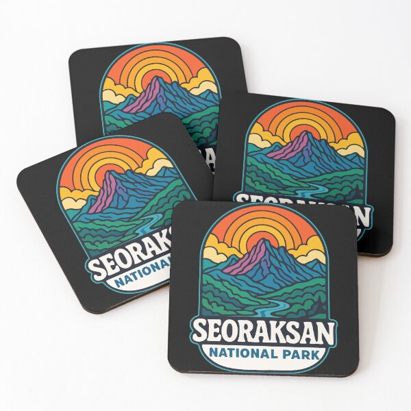 Item preview, Seoraksan National Park Korea Retro Trippy Travel designed and sold by TomFrontierArt.