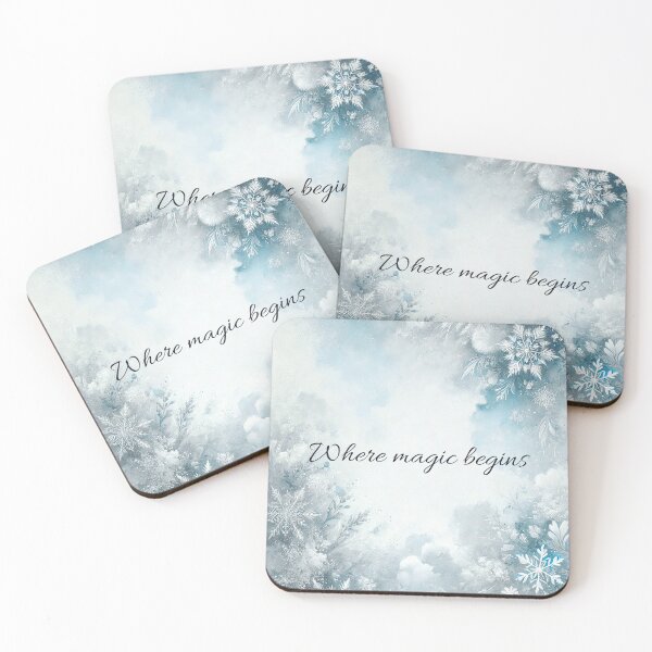 Item preview, Enchanted Winter Magic – Mystical Snow Design for Christmas & Winter Lovers designed and sold by SparkLuxe.