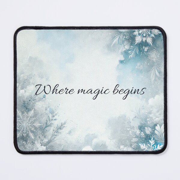 Item preview, Enchanted Winter Magic – Mystical Snow Design for Christmas & Winter Lovers designed and sold by SparkLuxe.