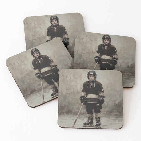 Item preview, Young Hockey Player Portrait designed and sold by lautir.