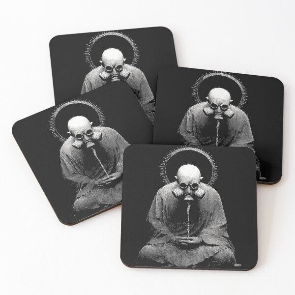 Item preview, Toxic Zen: The Gas Mask Saint designed and sold by t5uisiu.