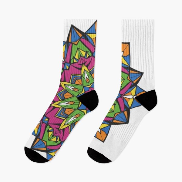 Item preview, Geometric Cranes - Vivid Abstract Mandala designed and sold by FutureService.