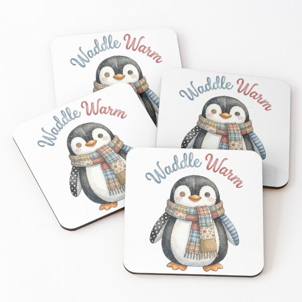 Item preview, Scrap Penguin - Cute Patchwork Christmas designed and sold by bapupa.