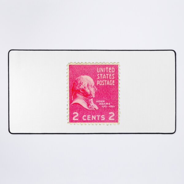 Item preview, Vintage Pink John Adams USA Postage Stamp designed and sold by red-amber65.