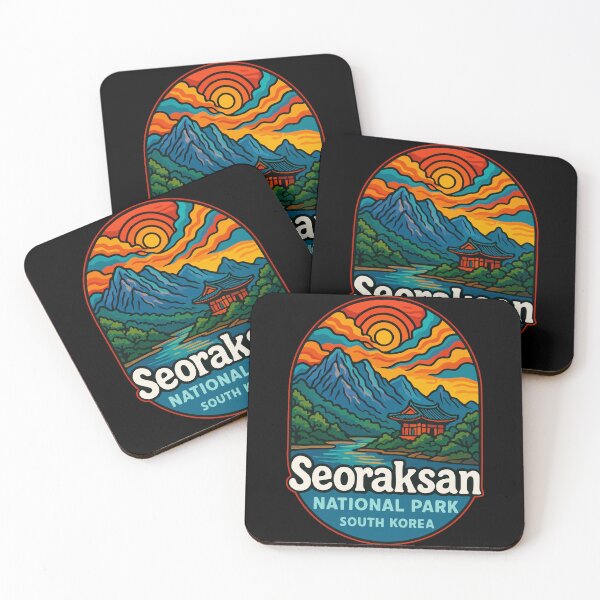 Item preview, Seoraksan National Park Korea Trippy Art Travel designed and sold by TomFrontierArt.