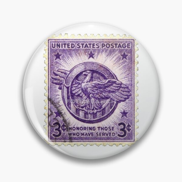 Artikelvorschau, Vintage Purple Eagle USA Briefmarke entworfen und verkauft von red-amber65.