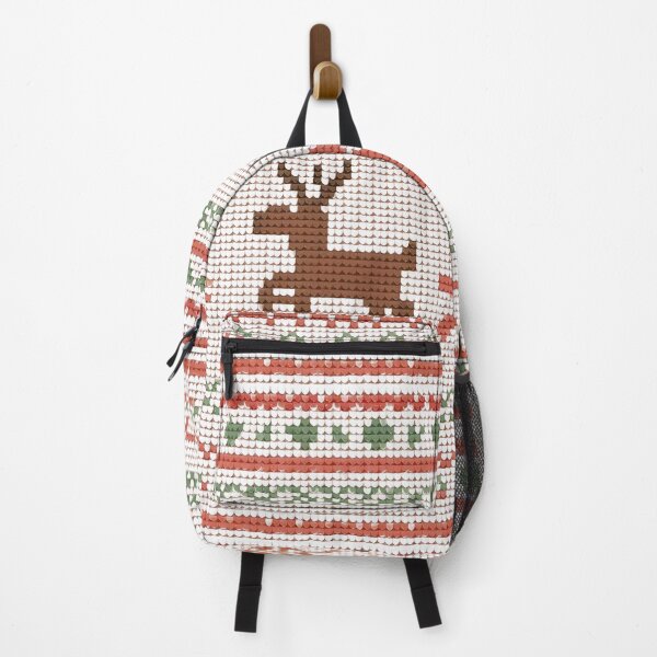Item preview, Vintage Knitted Reindeer Christmas Pattern designed and sold by FratddArtworks.