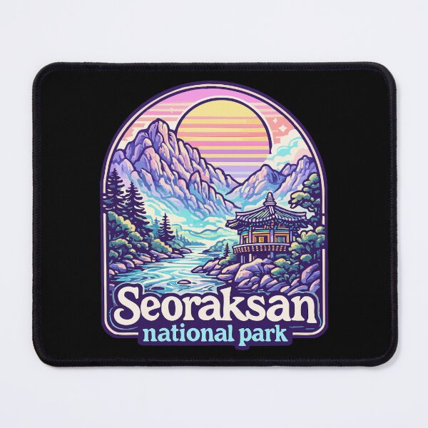Item preview, Seoraksan National Park South Korea Pastel Travel designed and sold by TomFrontierArt.