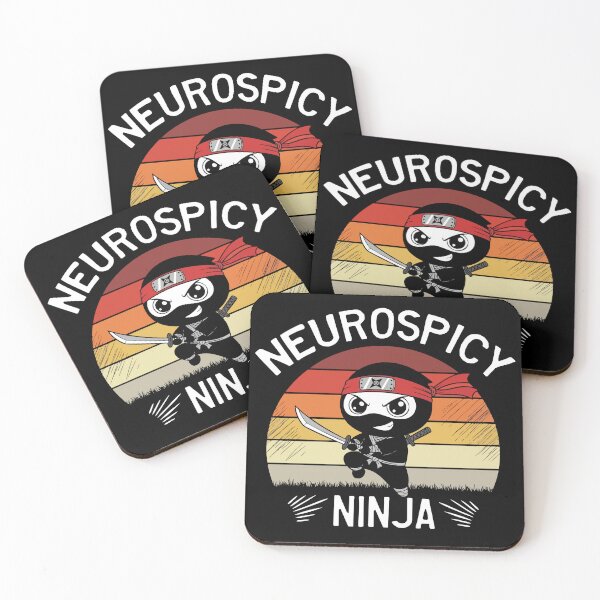 Item preview, Neurospicy Ninja – Cute Colorful ADHD & Neurodivergent Design designed and sold by Suzy Perez Art.