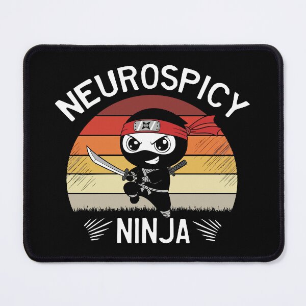 Item preview, Neurospicy Ninja – Cute Colorful ADHD & Neurodivergent Design designed and sold by Suzy Perez Art.