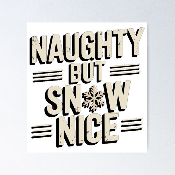 Item preview, Funny Naughty But Snow Nice  Christmas Family Pajama  designed and sold by Brettgison.