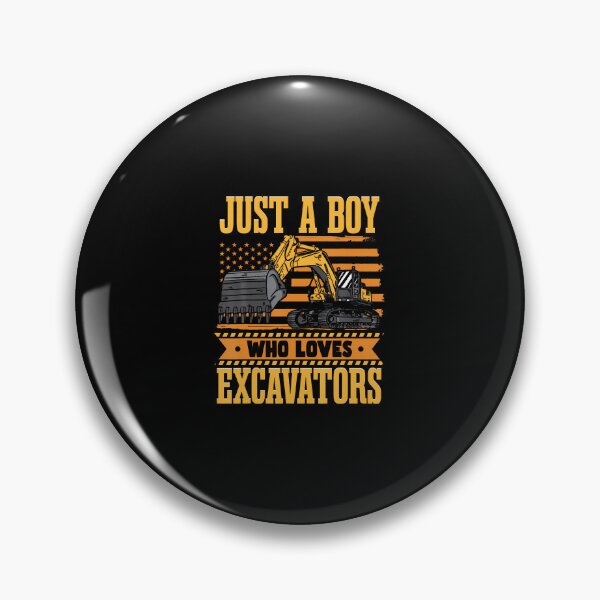 Item preview, Just A Boy Who Loves Excavators designed and sold by KatheWanda.