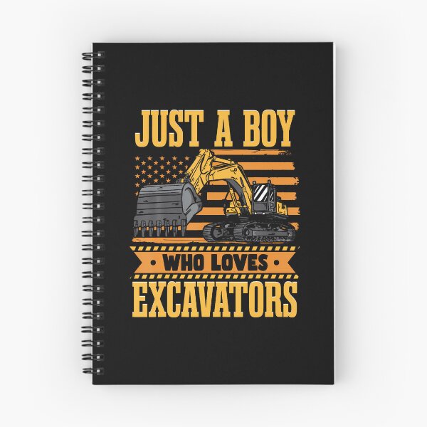 Item preview, Just A Boy Who Loves Excavators designed and sold by KatheWanda.