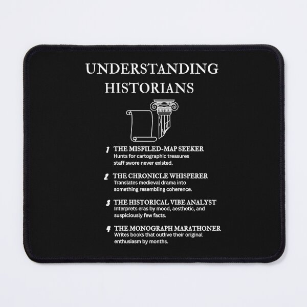 Item preview, History Teacher & Historian Joke Tee - Black designed and sold by PsyFlow35.