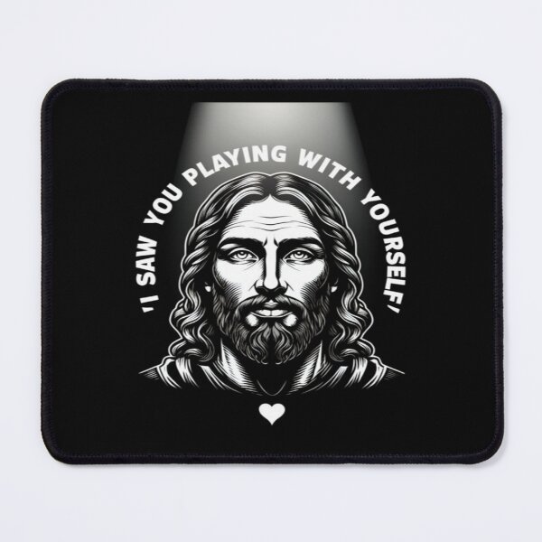 Item preview, I Saw You Playing With Yourself – Edgy Bearded Man Design with Dark Humor and Spotlight Style designed and sold by Bright Nest Studio.
