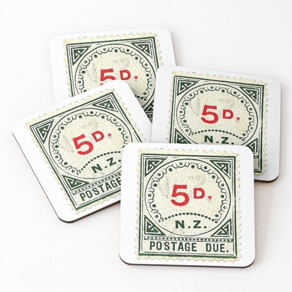 Item preview, Vintage New Zealand 5D Postage Stamp designed and sold by red-amber65.