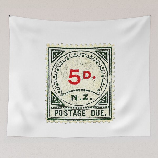 Item preview, Vintage New Zealand 5D Postage Stamp designed and sold by red-amber65.