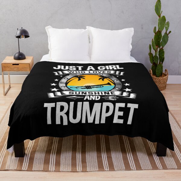 Item preview, Just A Girl Who Loves Sunshine And Trumpet designed and sold by JanetCarolyn.