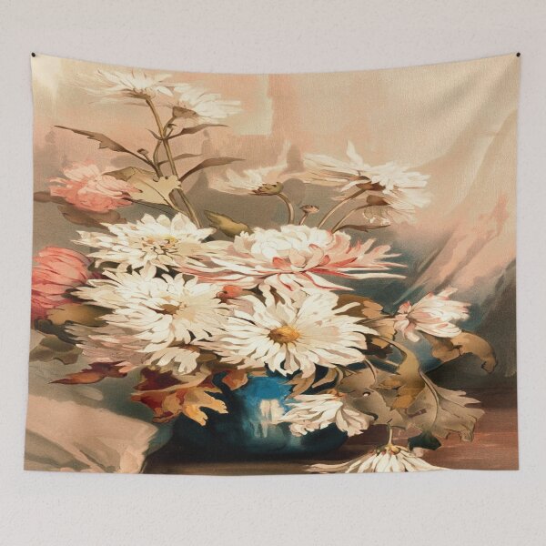 Item preview, Chrysanthemums No. 5 by Annie C. Nowell (1892)// Public Domain designed and sold by Vernissage-dart.